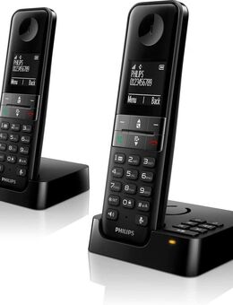 Philips D4752B/01 DECT 2 x Schnurlostelefon mit Anrufbeantworter - Berlin Neukölln