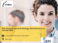 PhD Student (m/w/d) Biology, Biochemistry or related field - Münster