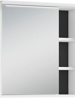 byLIVING Spiegelschrank Wellness (1-St) 60cm Badschrank mit LED-Leuchte, großem Spiegel und viel Stauraum