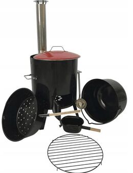 #Sale# Jagdkessel mit Kamin 14L Dutch XXXL Starter Set Set2 - Wuppertal