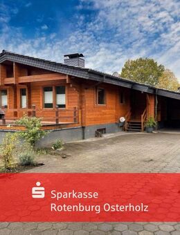 Finnisches Holzhaus mit Vollkeller in familienfreundlicher Wohnlage - Schwanewede