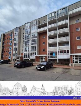 4 Raum Wohnung mit 2 Balkonen - in der Nähe zum Tollensesee und zum Zentrum - Neubrandenburg