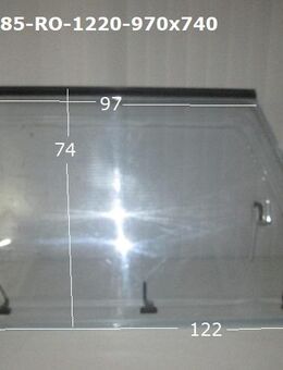 Adria Wohnwagen Fenster Roxite 70 ca122/97 x 74 D409 Adria 405 BJ85 (IMV Opatija 410) Trapezförmig (hellblau) Sonderpreis - Schotten Zentrum