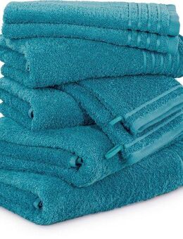 Möve Handtuch Set New Classic, Walkfrottier (8-St), Waschhandschuhen, Gäste-, Hand- und Duschtüchern, 100% Baumwolle