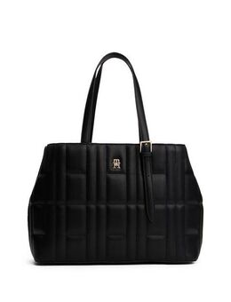 Tommy Hilfiger Tragetasche TH FEMININE TOTE, Damen Umhängetasche, Schultertasche, mit verlängerbarem Henkel