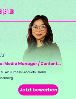 Social Media Manager / Content Creator (m/w/d) - Peißenberg
