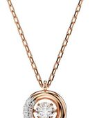 Swarovski Kette mit Anhänger Schmuck Geschenk Halskette Dextera, mit Swarovski® Zirkonia (synth) in 00000