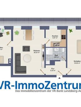Dachgeschosswohnung im Herzen der Altstadt - Schongau