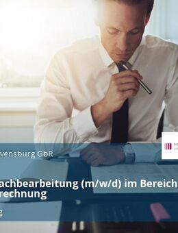 Personalsachbearbeitung (m/w/d) im Bereich Entgeltabrechnung - Ravensburg