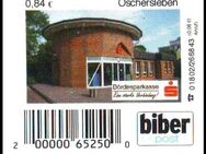 Biberpost: 08.09.2007, "Bördesparkasse", Wert zu 0,84 EUR, Typ I, postfrisch - Brandenburg (Havel)