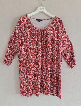 Ulla Popken Damen Übergröße Stretch Bluse Shirt Gr. 46/ 48 Buntfarbe - Geseke