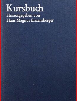 KURSBUCH (Kulturzeitschrift) + MARMULLA - ENZENSBERGERS KURSBUCH - Köln