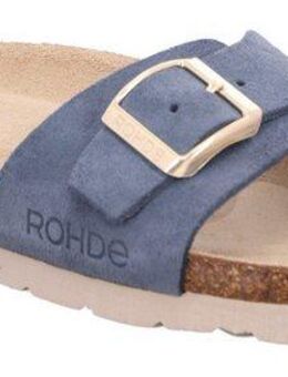 Rohde Pantolette, Keilabsatz, Sommerschuh, Schlappen mit vorgeformtem Softfußbett