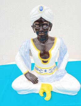 Porzellanfigur, sehr dekorativ, Abbildung einer Person aus Afrika - Pfaffenhofen (Ilm)