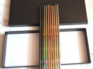 5er Set Bunte Koreanische Essstäbchen Edelstahl 304 Spülmaschinen - München Moosach