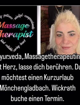 Ayurveda Ganzkörpermassage liebevolle achtsame Präsenz 1,5 Stunde 41189 - Mönchengladbach