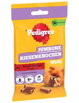 Pedigree Riesenknochen mit Rind - Sparpaket: Mini 12 x 160 g (12 x 4 Stück)