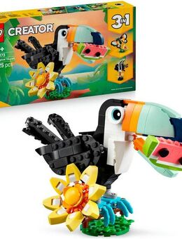 LEGO® Wilde Tiere: Tropischer Tukan (31173), LEGO LEGO Creator Konstruktionsspielsteine, (225 St), Made in Europe