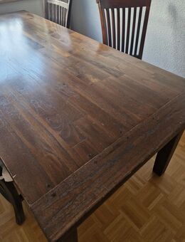 Essgruppe Teakholz - Rosenheim Zentrum