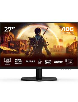 AOC Q27G42ZE Gaming-Monitor (68,6 cm/27 ", 2560 x 1440 px, QHD, 1 ms Reaktionszeit, 240 Hz, IPS, neigbar)