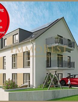 Baubeginn in Kürze: Exklusiver Neubau nach KfW Standard 40! Tiefgarage+Aufzug+Balkon+Photovoltaik - Annweiler (Trifels)