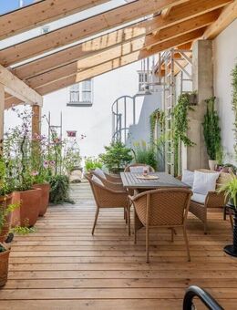 Charmante Wohnung im Zentrum von Landsberg, TOP Kernsaniert mit großer Terrasse und Garage - Landsberg (Lech)