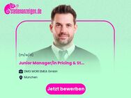 Junior Manager/in Pricing & Stocks (m/w/d) - München