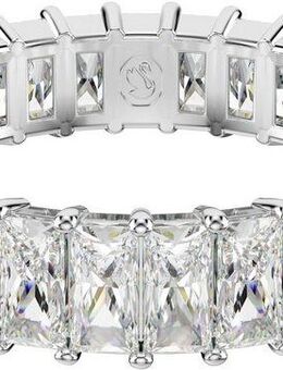 Swarovski Fingerring Schmuck Geschenk Matrix Ring, mit Swarovski® Zirkonia (synth)