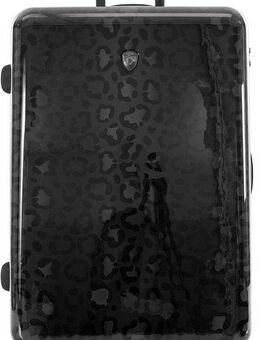 Heys Hartschalen-Trolley Leopard, 76 cm, 4 Rollen, Heys x Joachim Llambi Reisegepäck TSA Schloss Volumenerweiterung