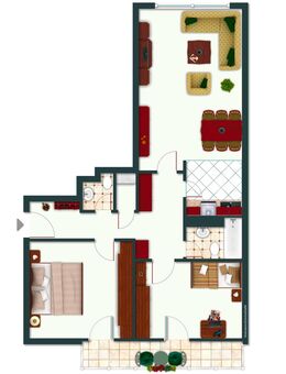 Attraktive 3-Zimmer-Wohnung mit Aufzug und Balkon in zentraler Lage - Saarlouis