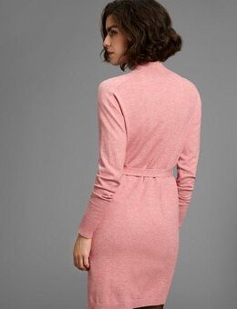 Laura Scott Strickkleid mit Bindegürtel und Stehkragen - NEUE KOLLEKTION