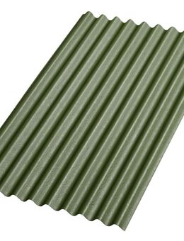 Dach Dacheindeckung Bitumenwellplatten 1000 x 760 mm Grün - Wuppertal