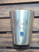 Deutsche Post Gesellschaft DPG 40. Jahre Jubiläum Becher Versilbert Sammler in 36043