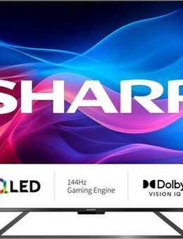 Sharp 4T-C65GRx QLED-Fernseher (164 cm/65 Zoll, 4K Ultra HD, Google TV)