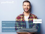 Arbeitsvorbereiter (m/w/d) - Bad Marienberg (Westerwald)