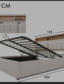 Jugendbett mit Bettkasten - Kempten (Allgäu)