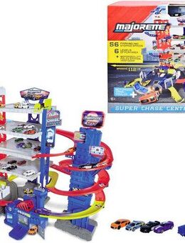 majORETTE Spiel-Parkgarage Super Chase Center, mit Licht und Sound