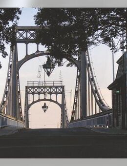 Leinwanddruck Kaiser-Wilhelm-Brücke verträumt, 60 x 40 cm NEU - Wilhelmshaven Zentrum