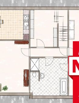 Dachgeschosswohnung in zentraler Lage von Bad Laasphe - Bad Laasphe