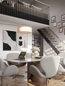 HERZOG LUDWIG: Sagenhafte Galeriewohnung mit Dachterrasse direkt in der Erdinger Altstadt - Erding