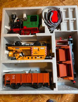 LGB Modelleisenbahn Set mit Lok , Waggons & Zubehör - Langerwehe