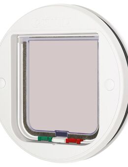 Katzenklappe Cat Mate 210 für Glasscheiben - Katzenklappe weiß