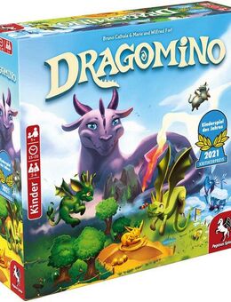 Pegasus Spiele Spiel Dragomino, Kinderspiel, Made in Europe