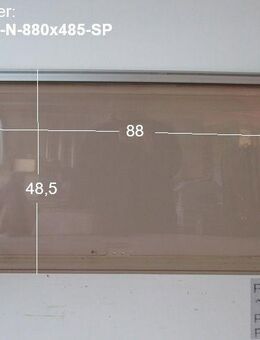 Original Wohnwagenfenster ca 88 x 48,5 Roxite 80 D401 (ca BJ 1990-2000) - neue Lagerware mit Kleber-Resten - Sonderpreis - Schotten Zentrum