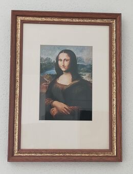 Mona Lisa - Foto mit Glas und Rahmen - Vilshofen (Donau) Zentrum