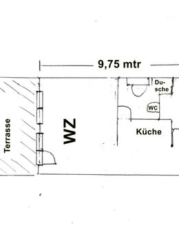 Verkauf einer 2-Zi EG-Wohnung mit Terrasse und Carport - Duisburg