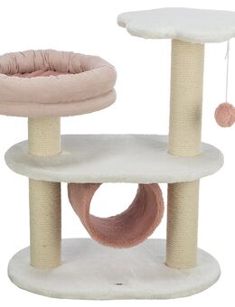 Trixie Kratzbaum Isabella - weiß / altrosa