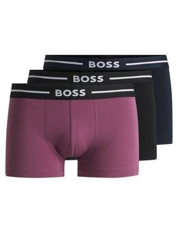 BOSS Trunk Trunk 3P Bold (Packung, 3-St) mit kontrastfarbenen Logoschriftzug