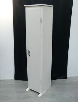 Spint Vorratsschrank Antik 1 Türe, 5 Böden, original Shabby, Weiß, um 1900 - Sinzig