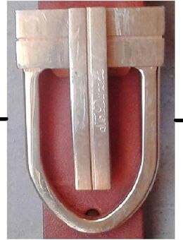 S. T. DUPONT – Gürtel-Schnalle mit 20 μ (mikron) Vergoldung - Wolgast